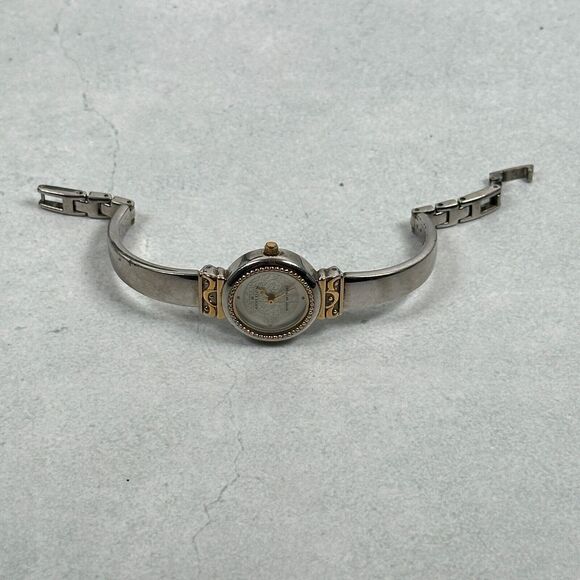 Anne Klein Watch Womens 22mm Filigree Dial Two Tone Quartz Elegant New Battery - Picture 6 of 16